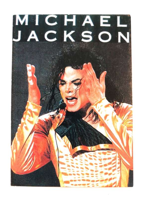 Michael Jackson, Postcard, 15 x 10.5cm.