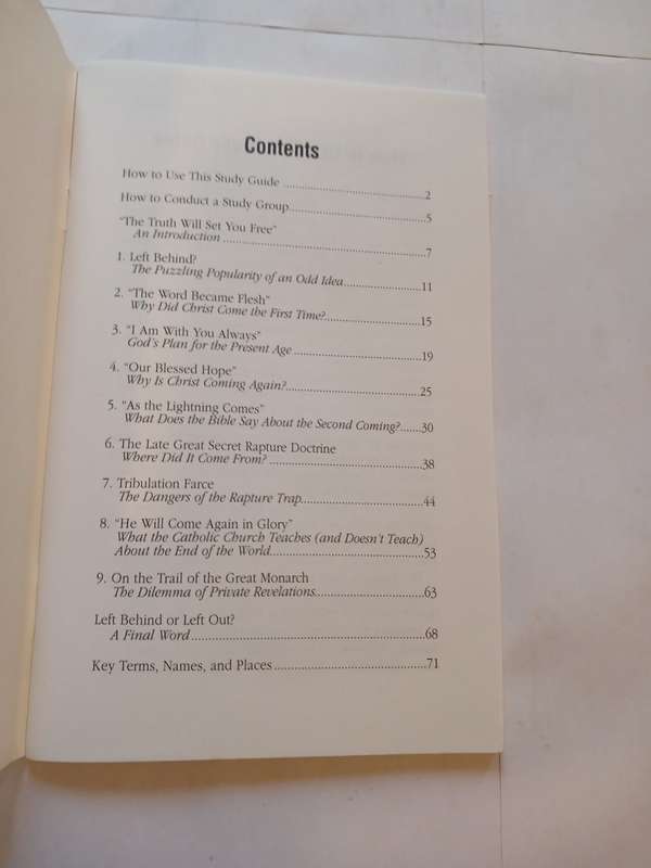 The Rapture Trap by Paul Thigpen, Study Giude