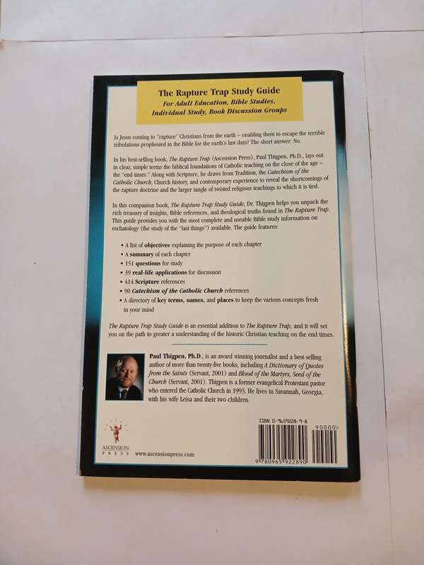 The Rapture Trap by Paul Thigpen, Study Giude