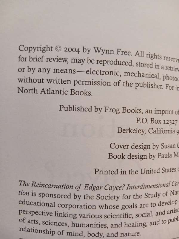 The Reincarnation of Edgar Cayce by Wynn Free with David Wilcock