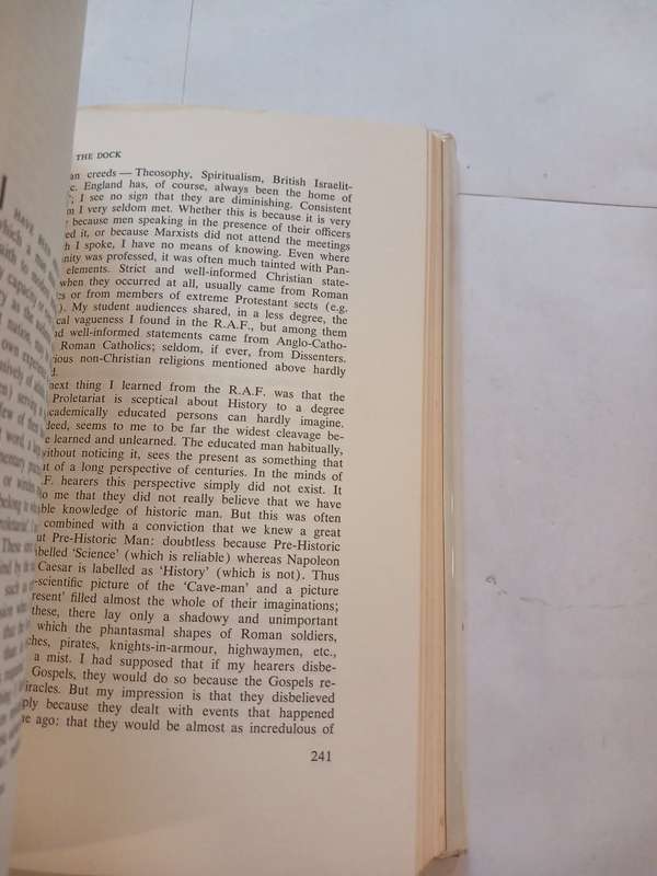 God in the Dock by C.S. Lewis, Hardcover, 1st Edition