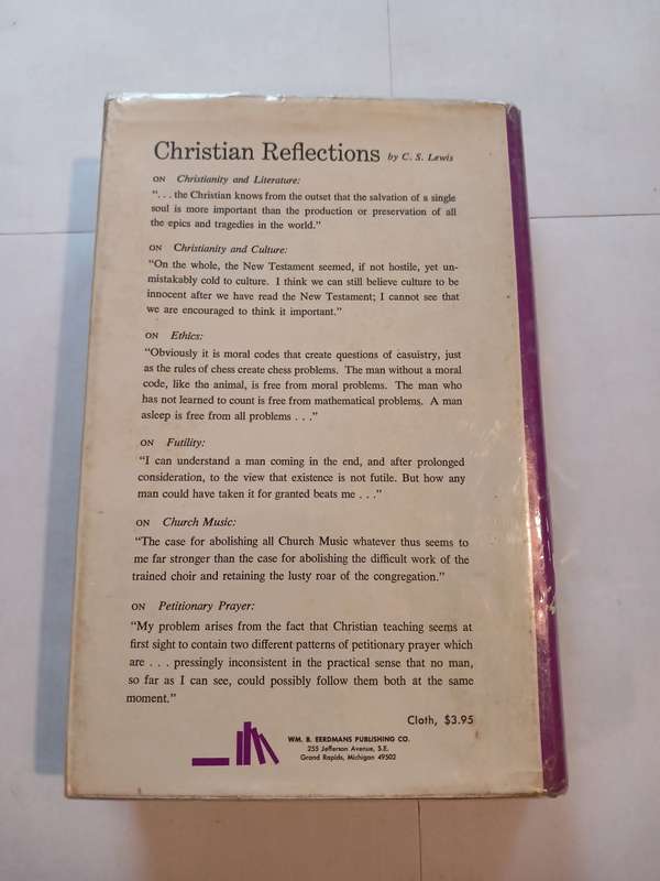 God in the Dock by C.S. Lewis, Hardcover, 1st Edition