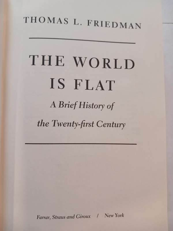 The World is Flat by Thomas L. Friedman, Hardcover