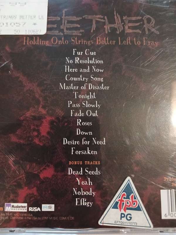 Seether, Holding onto Strings Better Left to Fray, CD/DVD, Deluxe Version