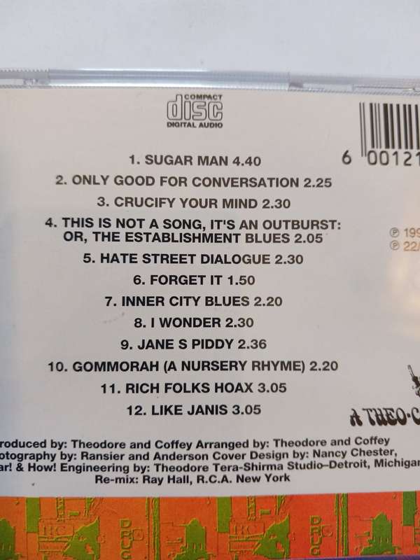 Rodriguez, Cold Fact CD