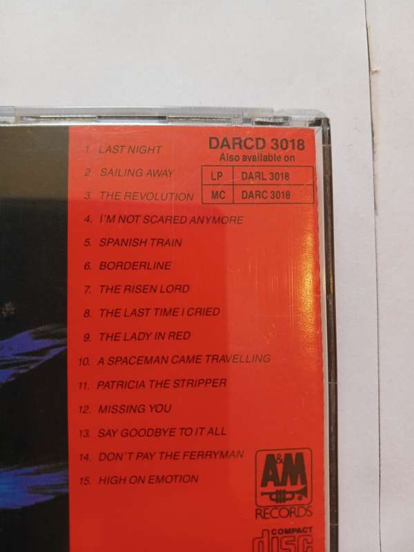 Chris De Burgh. High on Emotion, Live from Dublin CD