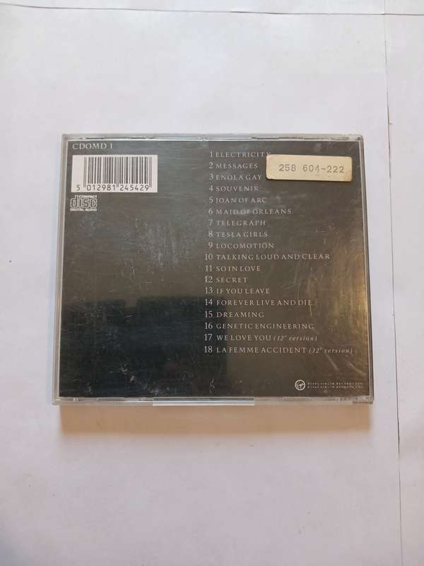 Orchestral Manoeuvres in the Dark, The Best of OMD CD, Europe