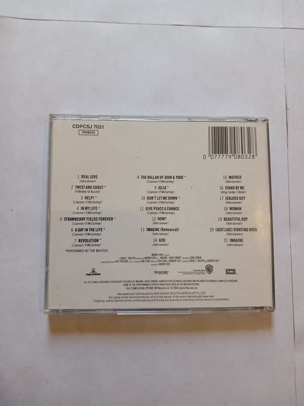 John Lennon, Imagine, Music from the Motion Picture CD