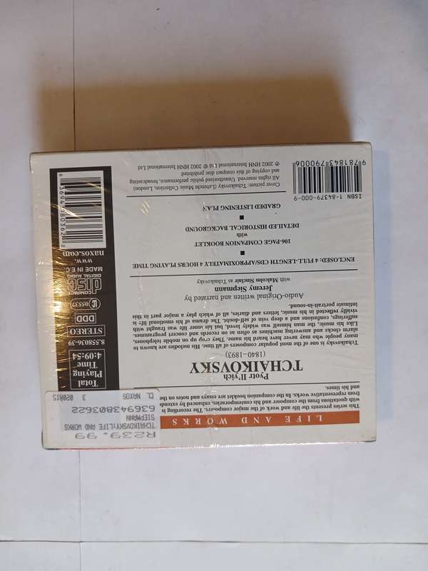 Tchaikovsky, Life and Works, 4 x CD, New, Sealed