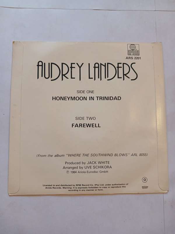 Audrey Landers, Honeymoon in Trinidad, 7 single