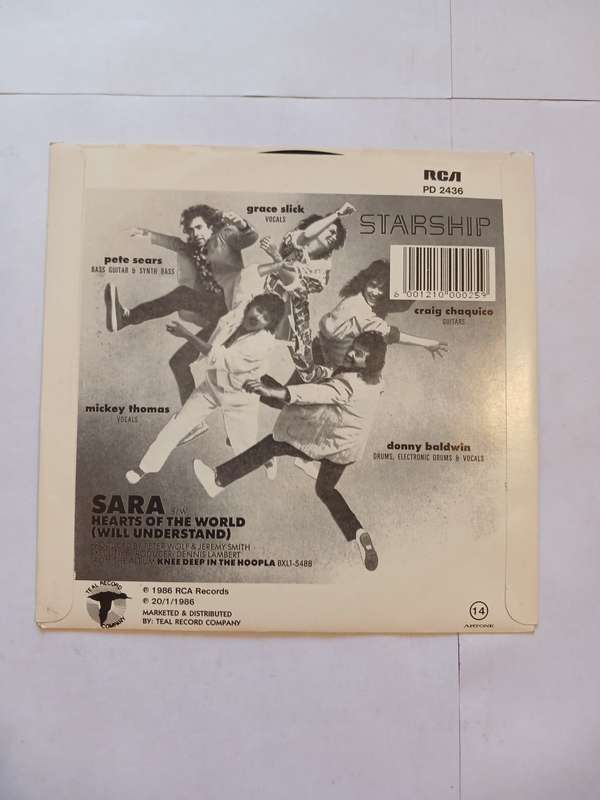 Starship, Sara, 7 single