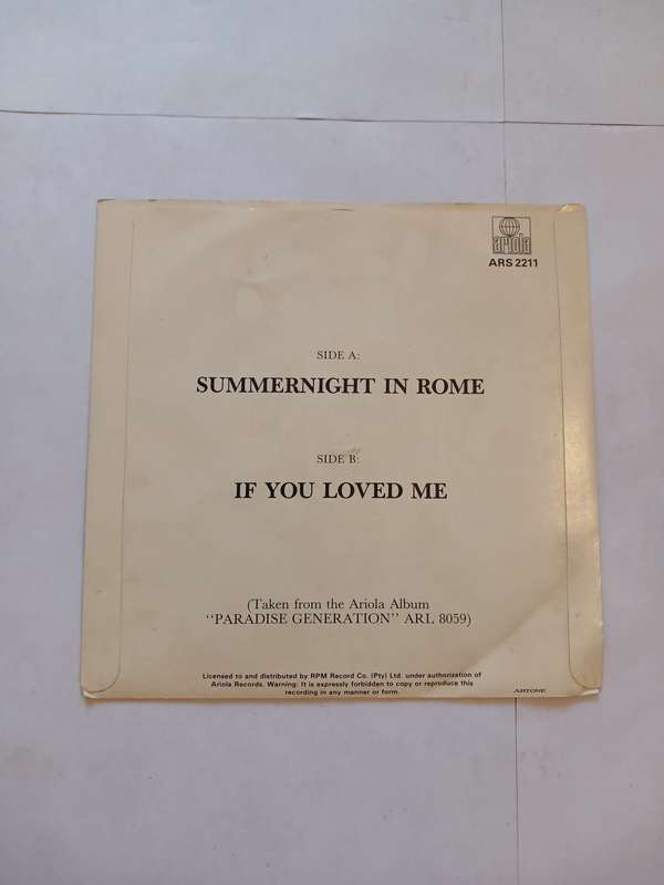 Audrey Landers, Summertime in Rome, 7 single