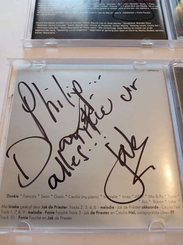 Jak de Priester, 2 x CD Boxset, Signed