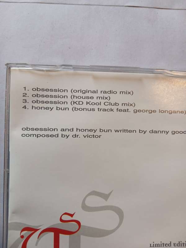 Unique Transitions, Obsession CD single