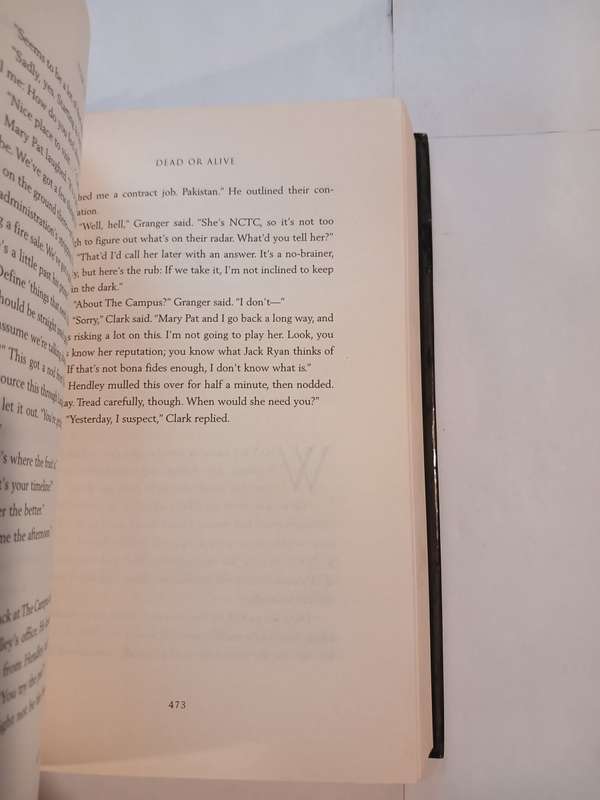 Dead or Alive by Tom Clancy, Hardcover 2010