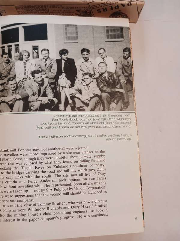 Paper Chain, The Story of Sappi by Anthony Hocking, Hardcover
