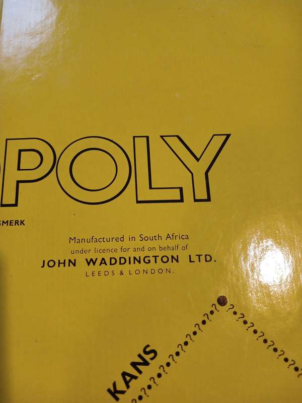 Vintage Monoploy Board Game, Bilingual