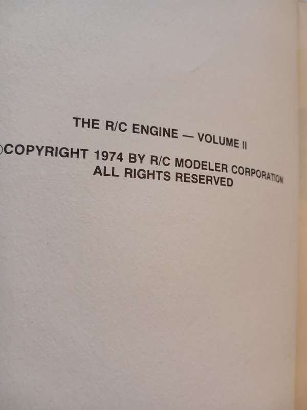 The R/C Engine Volume II by Clarence Lee