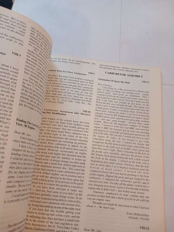 The R/C Engine Volume II by Clarence Lee