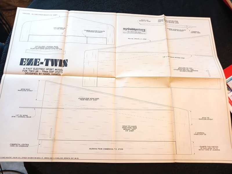 Eze-Twin designed by Nigel Hawes: Plan/Blueprint