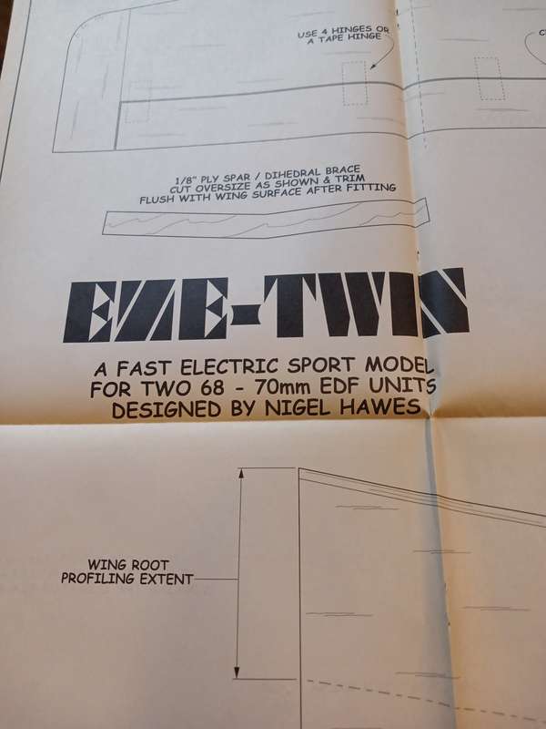 Eze-Twin designed by Nigel Hawes: Plan/Blueprint
