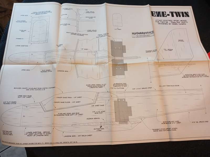 Eze-Twin designed by Nigel Hawes: Plan/Blueprint