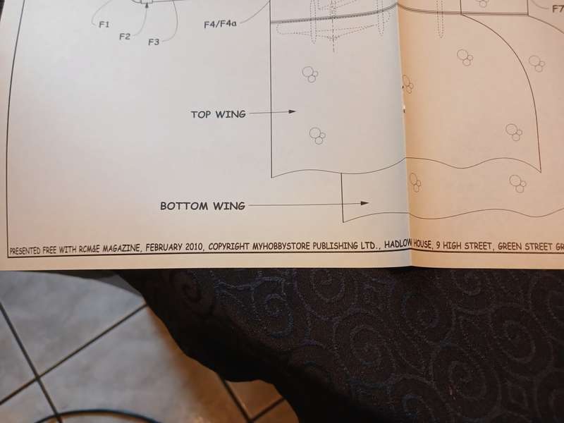 Bristol Fighter designed by Cyril Carr: Plan/Blueprint