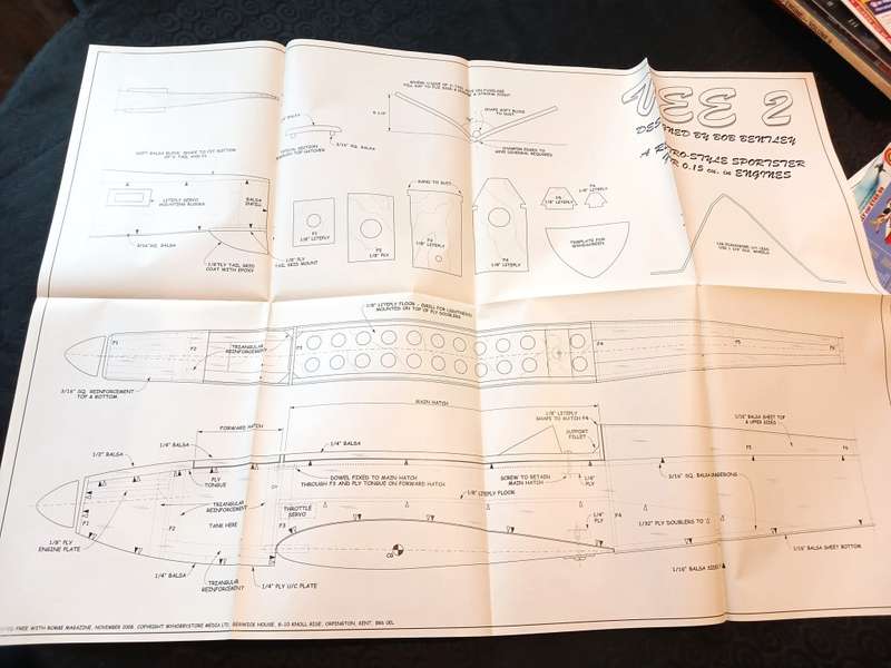 VEE 2 designed by Bob Bentley: Plan/Blueprint