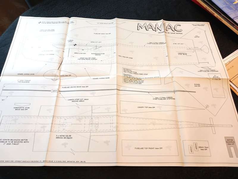 Maniac designed by Dave Royds: Plan/Blueprint
