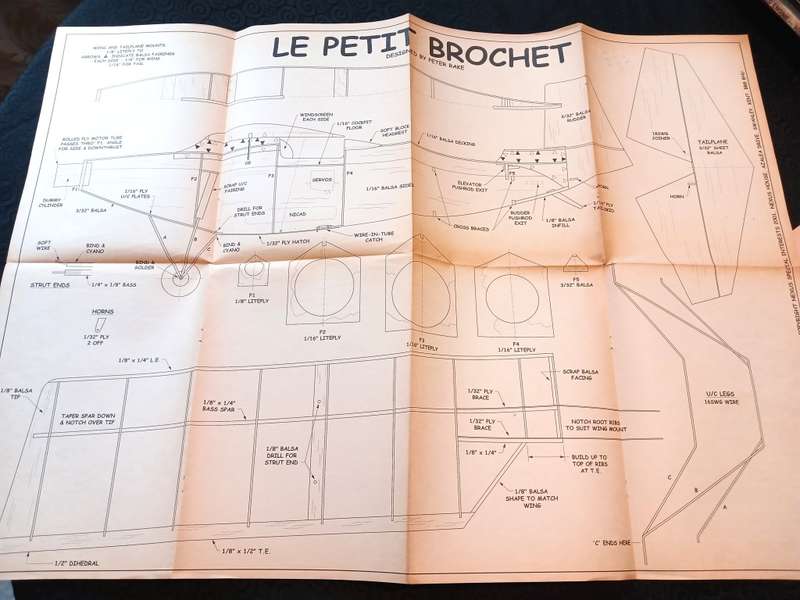 Le Petit Brochet designed by Peter Rake: Plan/Blueprint
