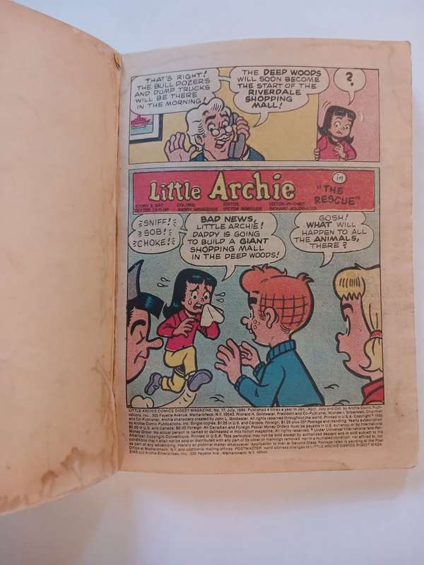 Little Archie Comics Digest No. 17