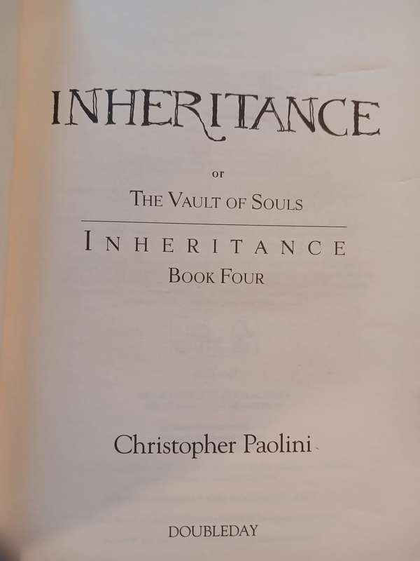 Inheritance by Christopher Paolini