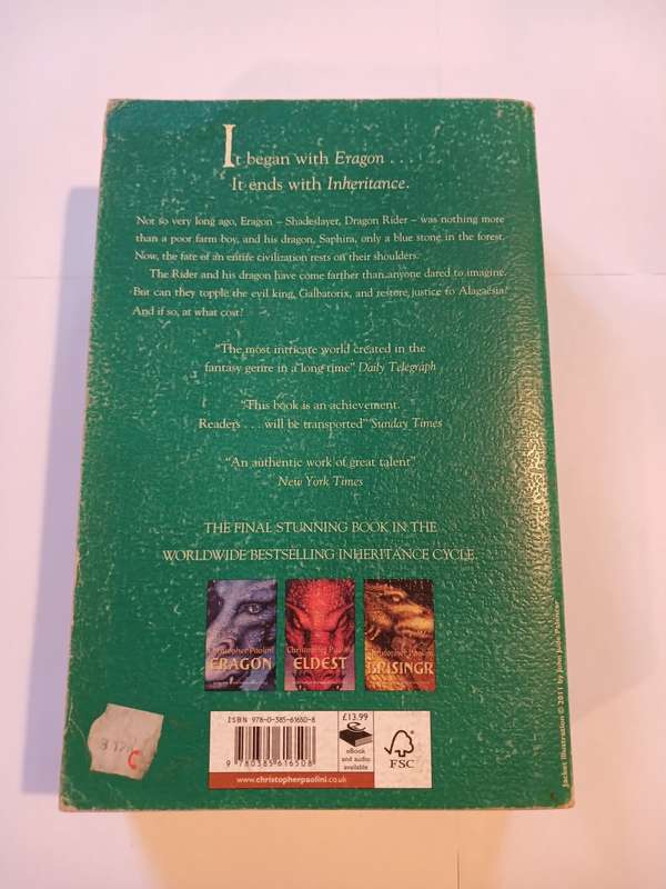 Inheritance by Christopher Paolini