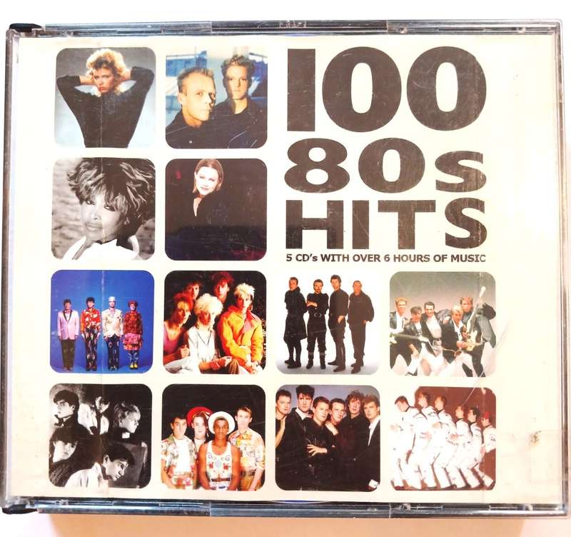 100 80`s Hits, 5 x CD