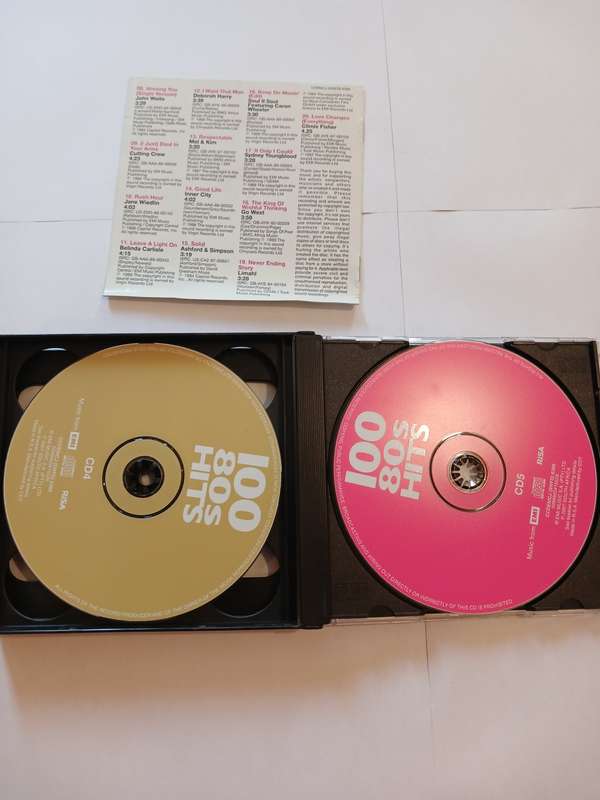 100 80`s Hits, 5 x CD
