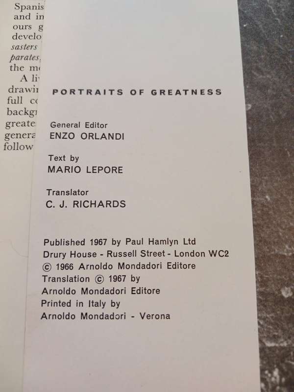 The Life and Times of Goya, Portraits of Greatness, HC