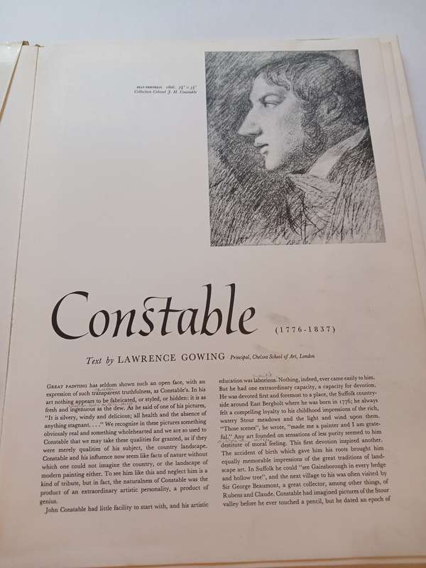 Constable, An Express Art Book, 16 Beautiful Full Colour Prints, 1960