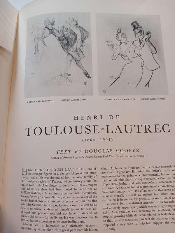 Toulouse-Lautrec, An Express Art Book, 16 Beautiful Full Colour Prints, 1960