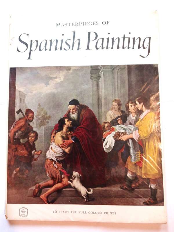 Masterpieces of Spanish Painting, An Express Art Book, 16 Beautiful Full Colour Prints, 1958