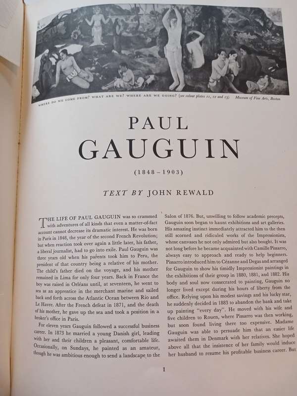 Gauguin, An Express Art Book, 16 Beautiful Full Colour Prints, 1958