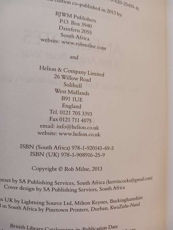 Anecdotes of the Anglo-Boer War by Rob Milne