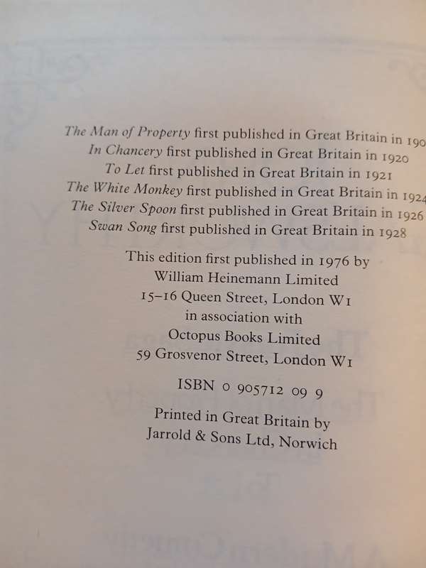 The Forsyte Saga/A Modern Comedy by John Galsworthy