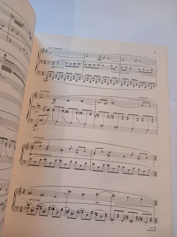 Arnold Van Wyk, Night Music - Nagmusiek, Piano Solo - Klaviersolo, Sheet Music