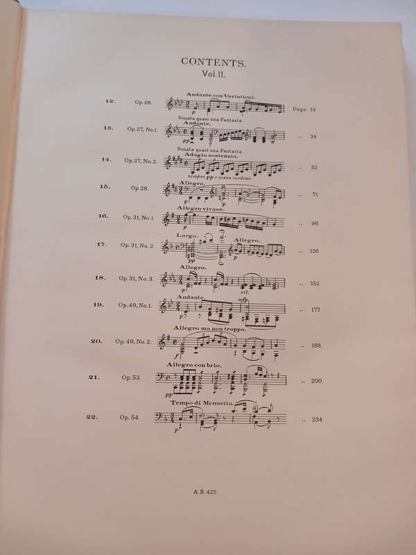 Beethoven, Pianoforte Sonatas Vol. II, Tovey and Craxton