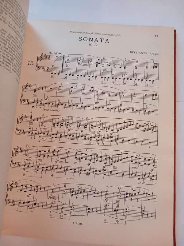 Beethoven, Pianoforte Sonatas Vol. II, Tovey and Craxton