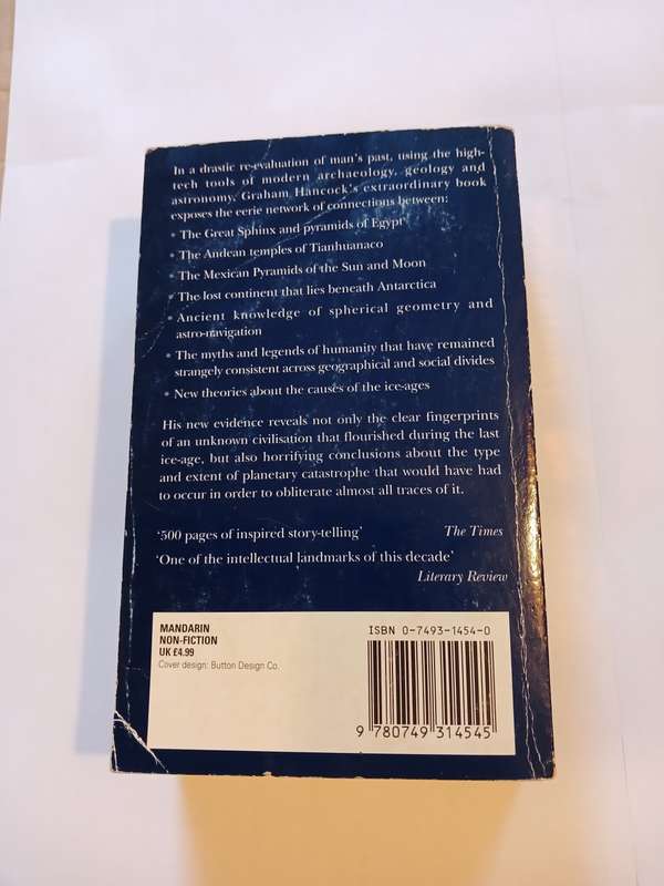 Fingerprints of the Gods, A Quest for the Beginning and the End by Graham Hancock