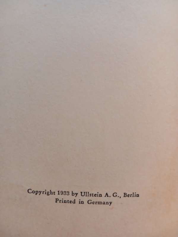 Richthofen, Der Rote Kampfflieger 1933, Hardcover, The Red Fighter Pilot, German