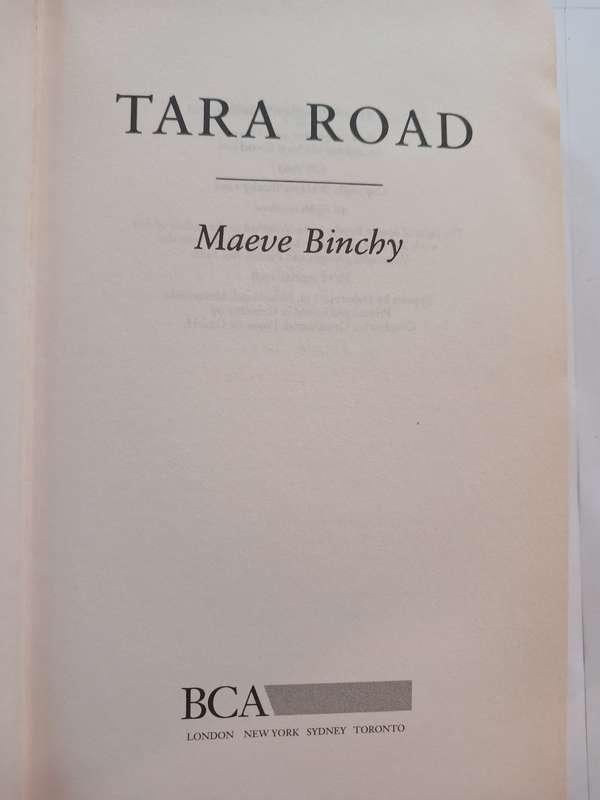 Tara Road by Maeve Binchy