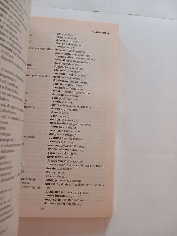 French-English / English-French Dictionary