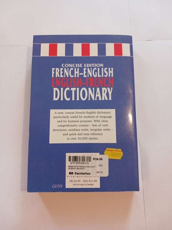 French-English / English-French Dictionary